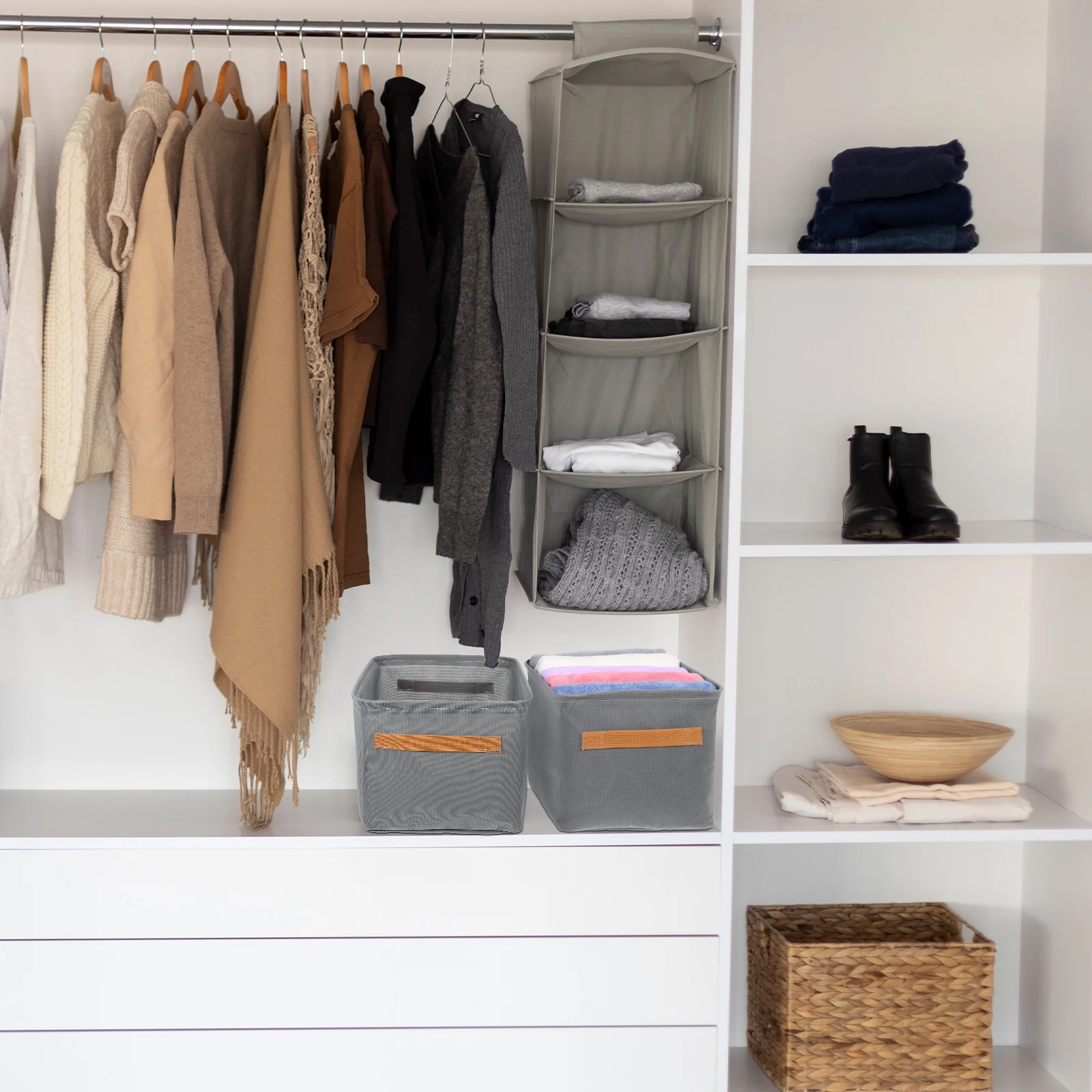 3 Pcs Storage Basket Set Boxes for Clothes Organizer Bins Closet Organizers Wardrobe Organiser Clothing Fabric Drawer
3 Pcs Storage Basket Set Boxes for Clothes Organizer Bins Closet Organizers Wardrobe Organiser Clothing Fabric Drawer
