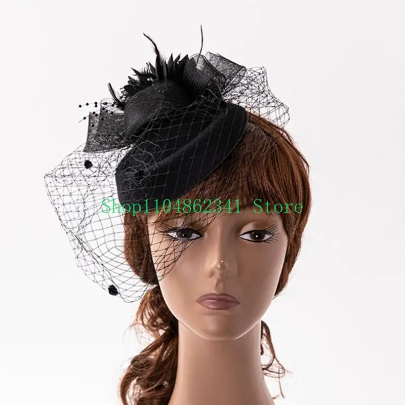 652F Women Fascinator Headband Tea Party Fascinator Derby Hat Fascinator Veil
652F Women Fascinator Headband Tea Party Fascinator Derby Hat Fascinator Veil
