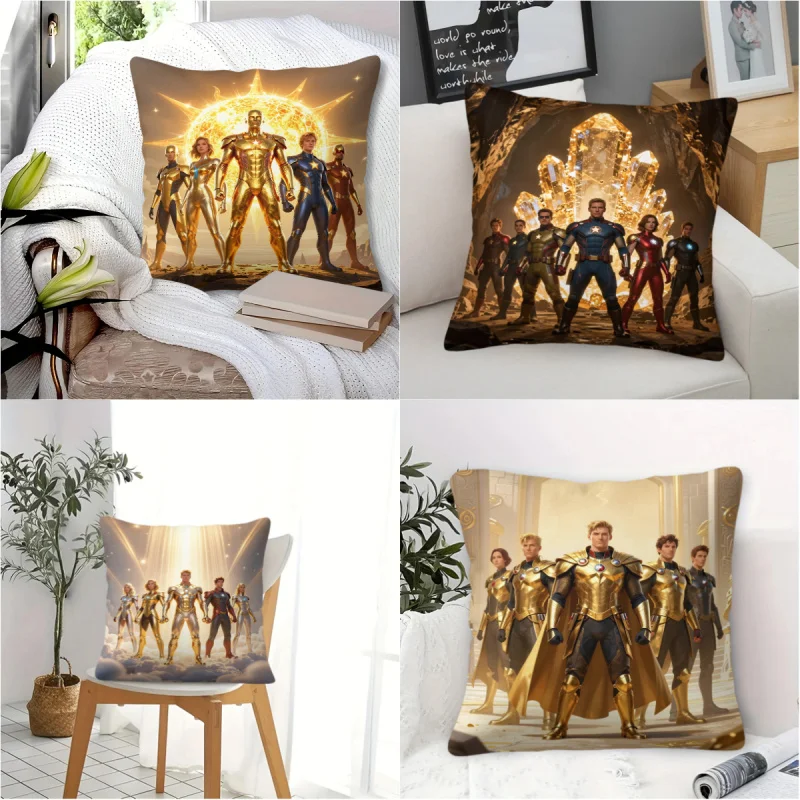 Avengers Golden Sun 18.18 Inch Throw Pillow, Includes Pillow Insert, Marvel Superhero Cushion For Sofa Bedroom
Avengers Golden Sun 18.18 Inch Throw Pillow, Includes Pillow Insert, Marvel Superhero Cushion For Sofa Bedroom