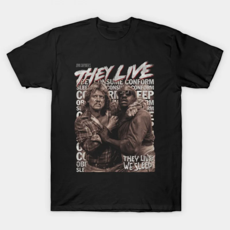 0529 Retro Sic-Fi They Live We Sleep Gift T Shirt John Carpenter Vintage Horror movie Alien Graphic clothes US Size Tee S-6XL
0529 Retro Sic-Fi They Live We Sleep Gift T Shirt John Carpenter Vintage Horror movie Alien Graphic clothes US Size Tee S-6XL