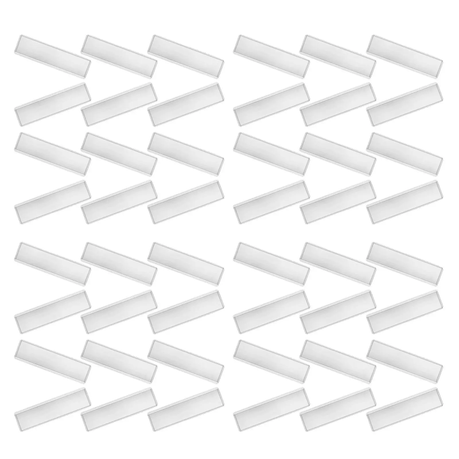 50Pcs Clear Label Holders Self Adhesive Transparent Plastic Sleeves for Office File Folder Drawer Tag Label Storage Bin
50Pcs Clear Label Holders Self Adhesive Transparent Plastic Sleeves for Office File Folder Drawer Tag Label Storage Bin