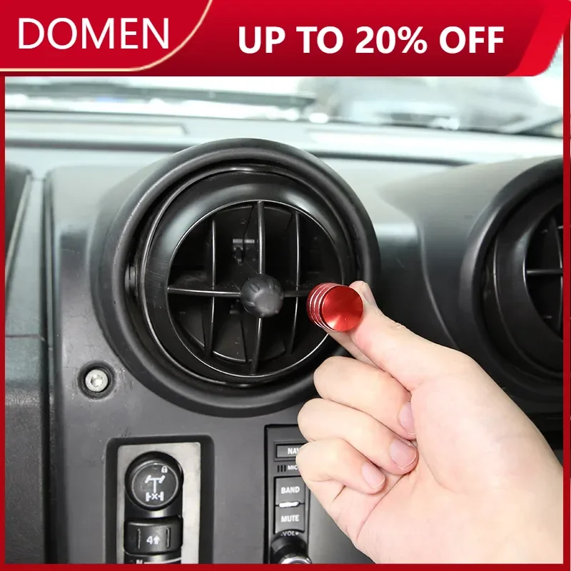 Para Hummer H2 2003-2007 aleación aluminio estilo coche plata/rojo ajuste aire acondicionado coche tapas cubierta
Para Hummer H2 2003-2007 aleación aluminio estilo coche plata/rojo ajuste aire acondicionado coche tapas cubierta