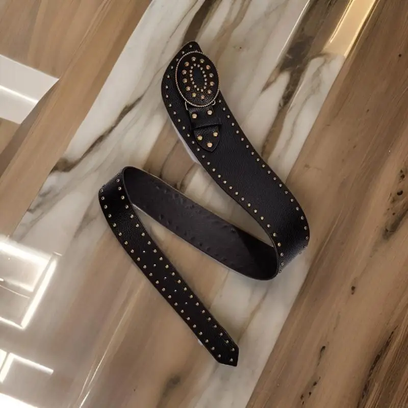 Waist Belt Punk Chain for Cowboy Cowgirl Rivets Buckle Retro Studded Buckle Waist Chain Sexy Belt
Waist Belt Punk Chain for Cowboy Cowgirl Rivets Buckle Retro Studded Buckle Waist Chain Sexy Belt