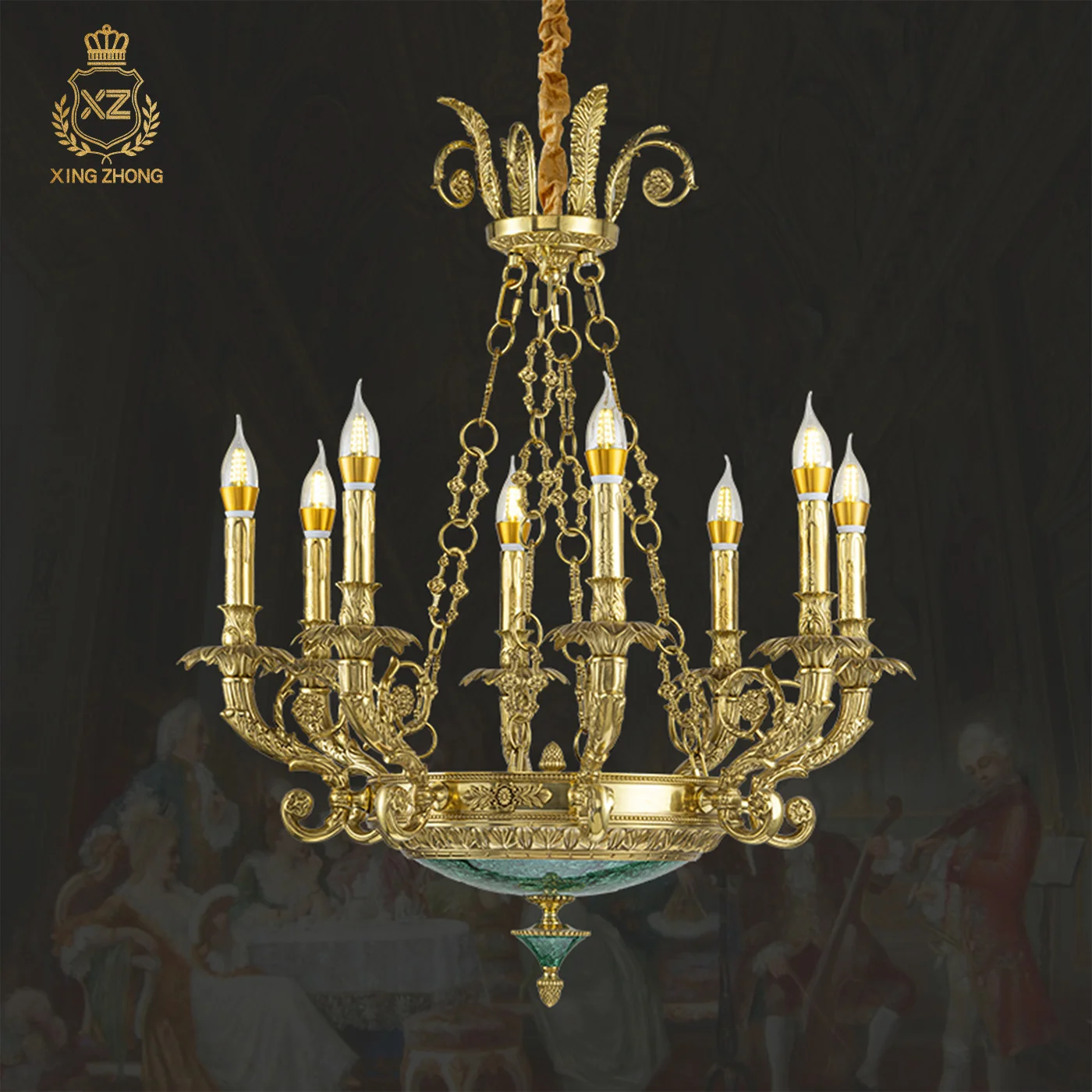 French Neo Classic Design Villa Living Room Apartment Retro Copper Chandelier European Dining Room Banquet Hall Pendant Lamp
French Neo Classic Design Villa Living Room Apartment Retro Copper Chandelier European Dining Room Banquet Hall Pendant Lamp