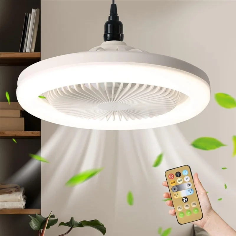 30W Ceiling Fan With Lighting Lamp E27 Converter Base With Remote Control For Bedroom Living Home
30W Ceiling Fan With Lighting Lamp E27 Converter Base With Remote Control For Bedroom Living Home
