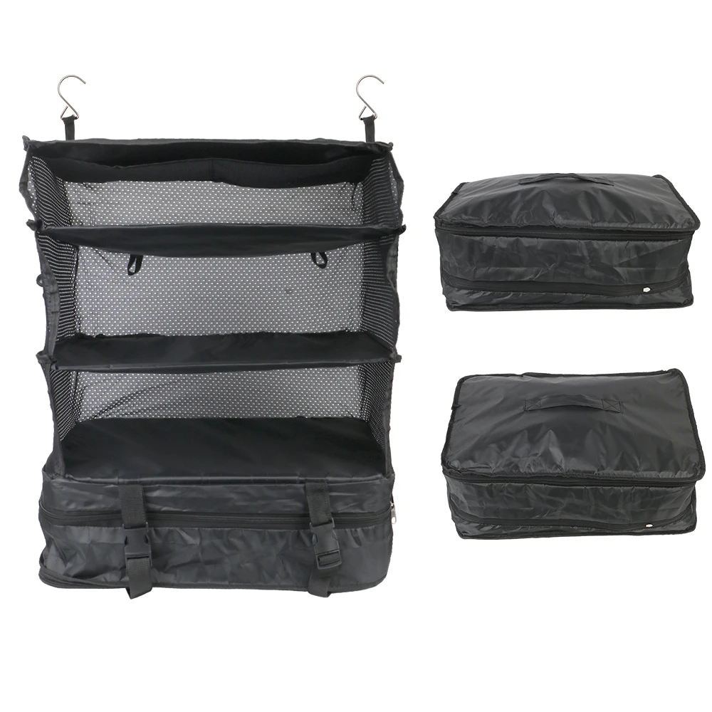 Home Storage Portable Travel Suitcase Shelves Hook Hanging Organizer Wardrobe Holder Travel Storage Bag Clothes Storage Rack
Home Storage Portable Travel Suitcase Shelves Hook Hanging Organizer Wardrobe Holder Travel Storage Bag Clothes Storage Rack