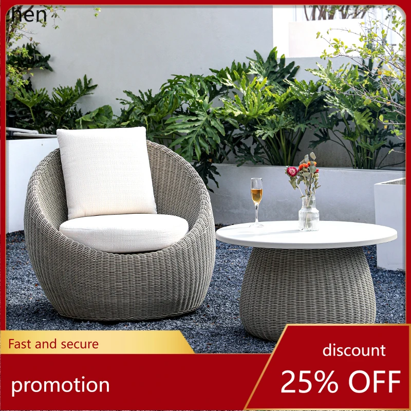 ZML Outdoor Rattan Sofa Courtyard Villa Single Chair Homestay Garden Terrace Woven Chair
ZML Outdoor Rattan Sofa Courtyard Villa Single Chair Homestay Garden Terrace Woven Chair