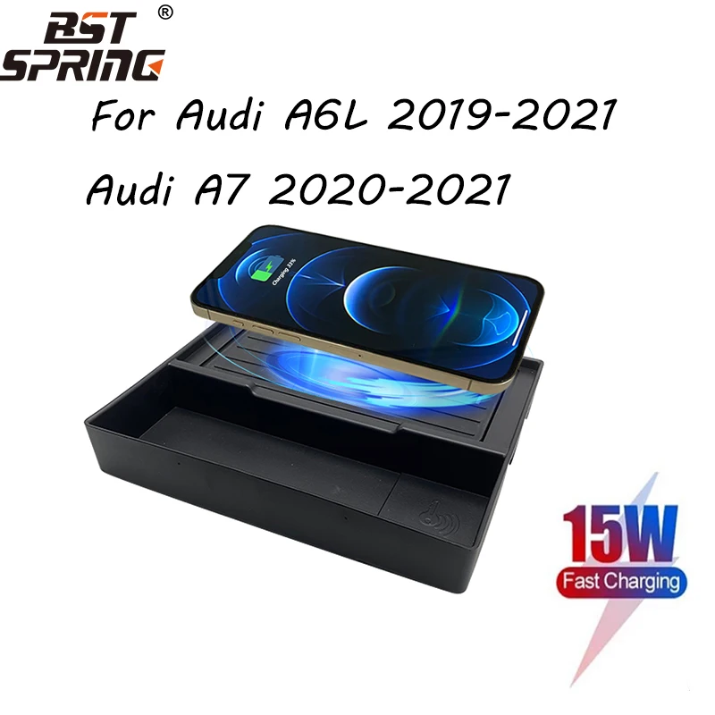 Wireless Charger for Audi A6L Accessories 2018 2021 Center Console Wireless Phone Charging Pad Mat for Audi A7 2019-2021
Wireless Charger for Audi A6L Accessories 2018 2021 Center Console Wireless Phone Charging Pad Mat for Audi A7 2019-2021