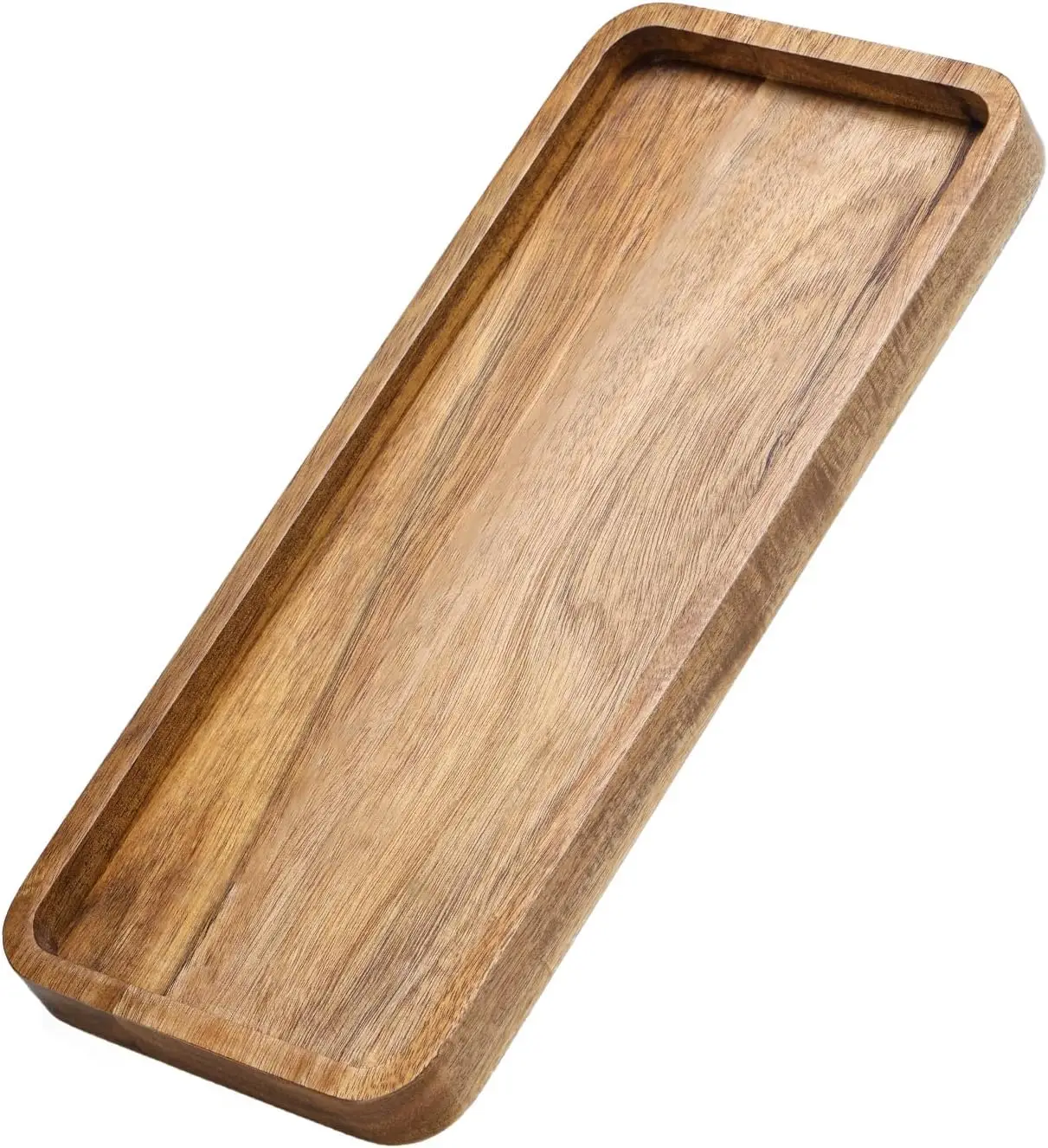 Wooden Bathroom Vanity Tray 11.8 Inch Decorative Kitchen Organizer
Wooden Bathroom Vanity Tray 11.8 Inch Decorative Kitchen Organizer