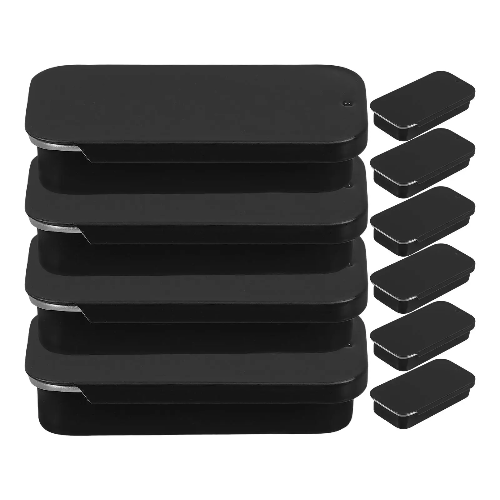 10 Pcs Chewing Gum Iron Box Slide Cover Storage Tinplate Empty Tins Mini Rectangular Small Candy Container Portable Holder
10 Pcs Chewing Gum Iron Box Slide Cover Storage Tinplate Empty Tins Mini Rectangular Small Candy Container Portable Holder
