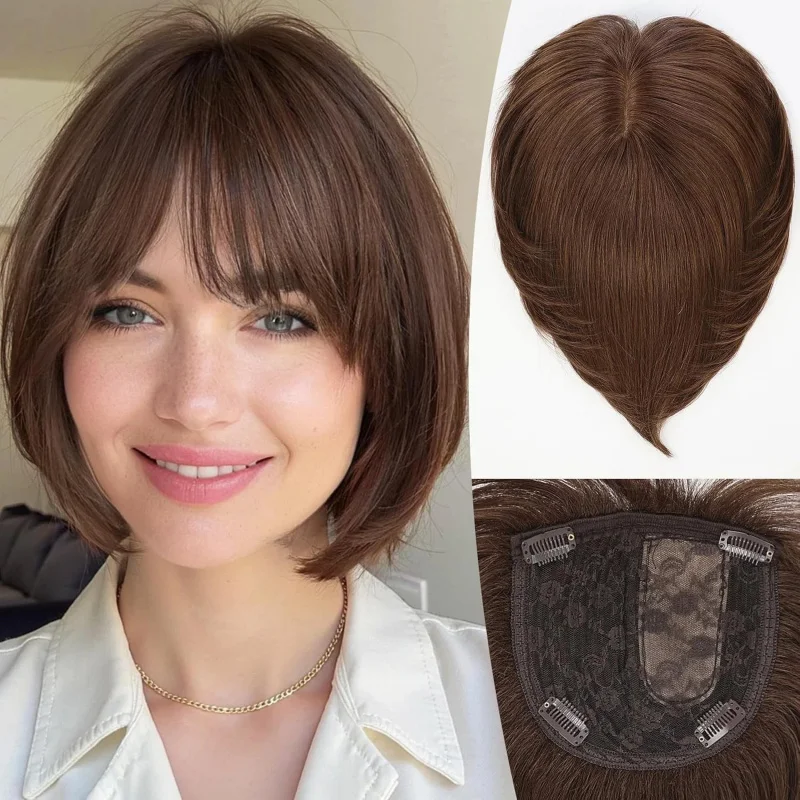 100% Human Hair New Fashion Women's Hairstyle Light Brow Straight Wigs 10 Inch
100% Human Hair New Fashion Women's Hairstyle Light Brow Straight Wigs 10 Inch