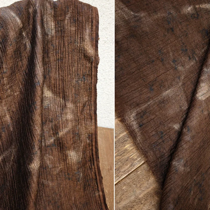 Deep Brown Crackle Textured Gold Foil Rayon Fabric Vintage Wrinkle-Resistant Fashion Designer Material for Shirts Dresses Pants
Deep Brown Crackle Textured Gold Foil Rayon Fabric Vintage Wrinkle-Resistant Fashion Designer Material for Shirts Dresses Pants