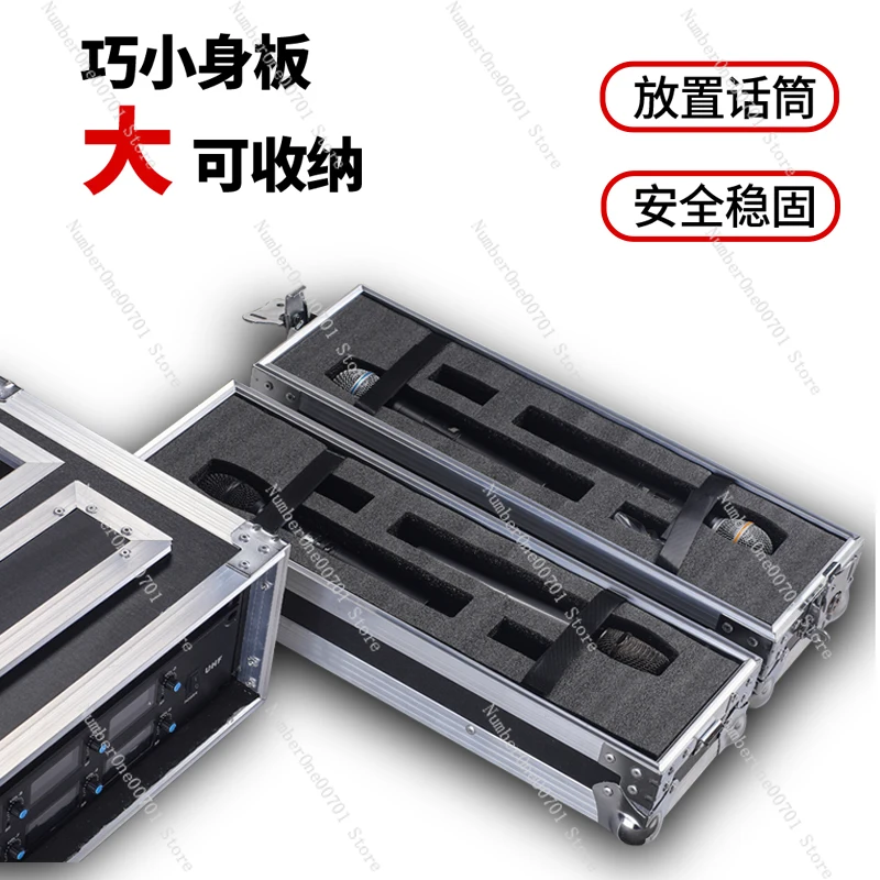 2U 3U Aluminum Rack Case for Wireless Microphone System, Receiver & Accessories Storage Box
2U 3U Aluminum Rack Case for Wireless Microphone System, Receiver & Accessories Storage Box