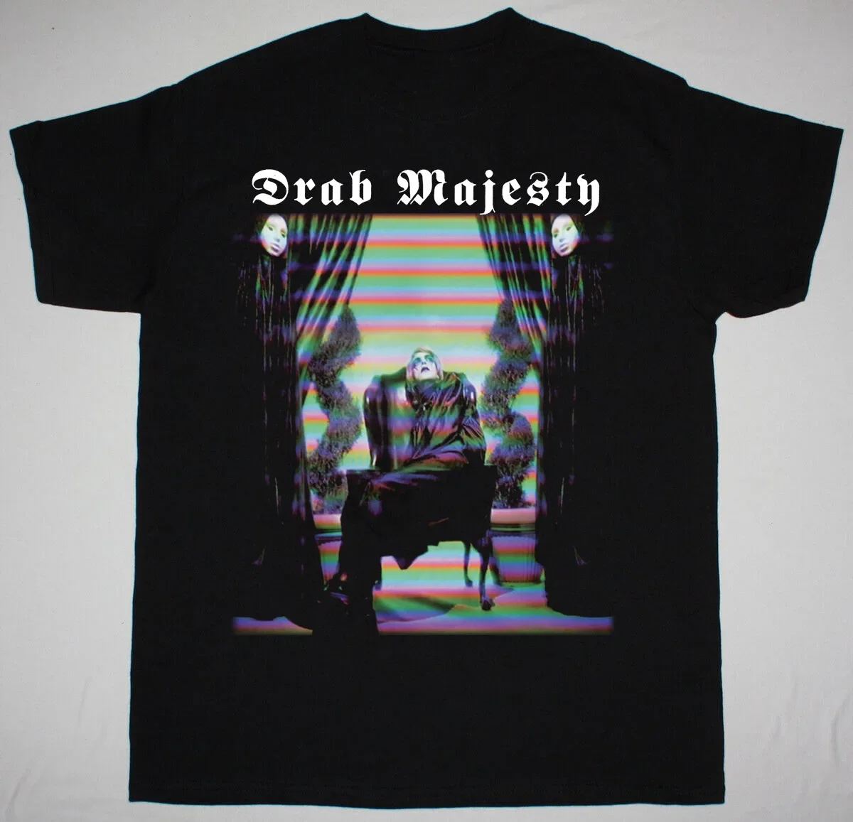 Новинка, черная футболка Drab Majesty с неосторожностью, все размеры, длинные или Короткие рукава KH1773
Новинка, черная футболка Drab Majesty с неосторожностью, все размеры, длинные или Короткие рукава KH1773