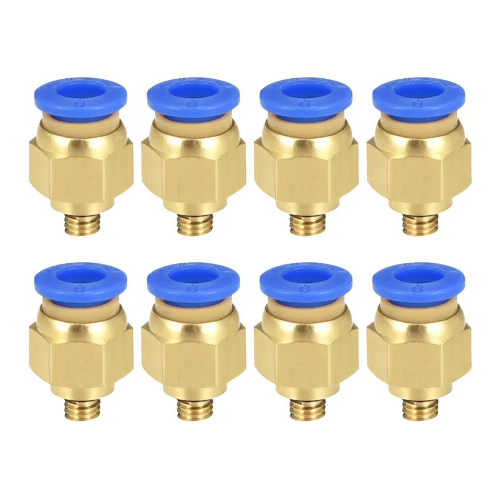 8Pcs 3D Printer Pneumatic Fittings Nickel Plated Brass Quick Connect Air Straight Fittings High Precision Wear Resistant
8Pcs 3D Printer Pneumatic Fittings Nickel Plated Brass Quick Connect Air Straight Fittings High Precision Wear Resistant