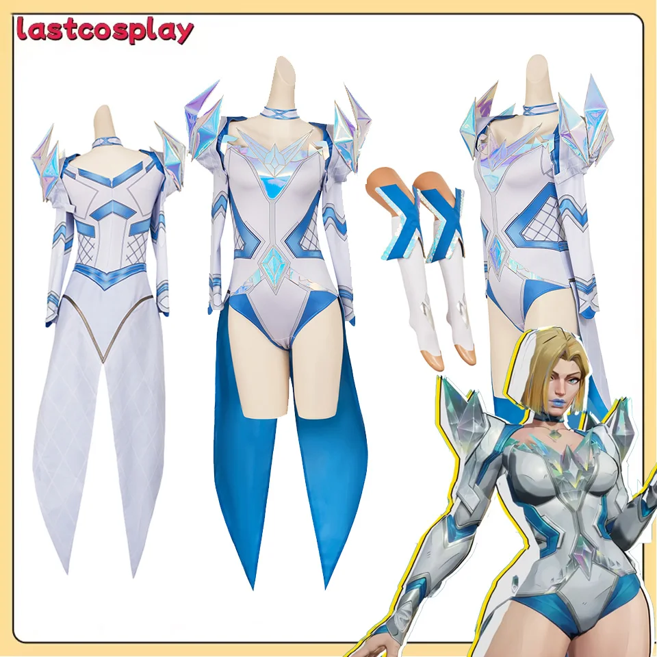 Game Rivals Fantasia Emma Frost Cosplay Costume Jumpsuit Necklace Earrings Socks Women Girls Halloween Carnival Disguise Suit
Game Rivals Fantasia Emma Frost Cosplay Costume Jumpsuit Necklace Earrings Socks Women Girls Halloween Carnival Disguise Suit