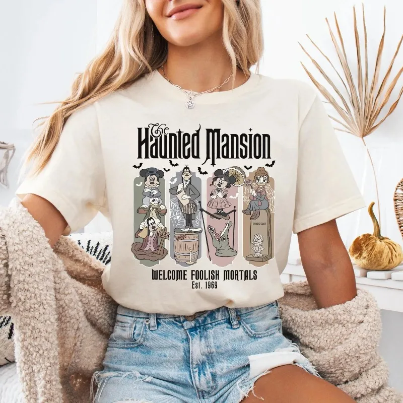 Особняк с привидениями, рубашка с Микки и Утом, рубашка «Спасибо смерти», рубашка для семейного путешествия в стиле Дисней, забавный семейный свитер с Микки и Минни
Особняк с привидениями, рубашка с Микки и Утом, рубашка «Спасибо смерти», рубашка для семейного путешествия в стиле Дисней, забавный семейный свитер с Микки и Минни