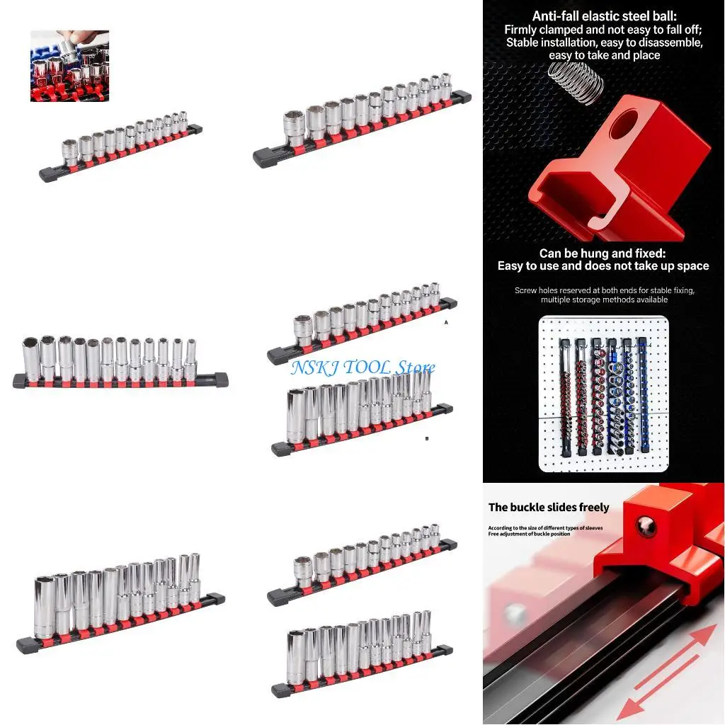 L8RC Pack of 13 Professional Socket Driver Set Boosts Repair Quick Changes Efficiency