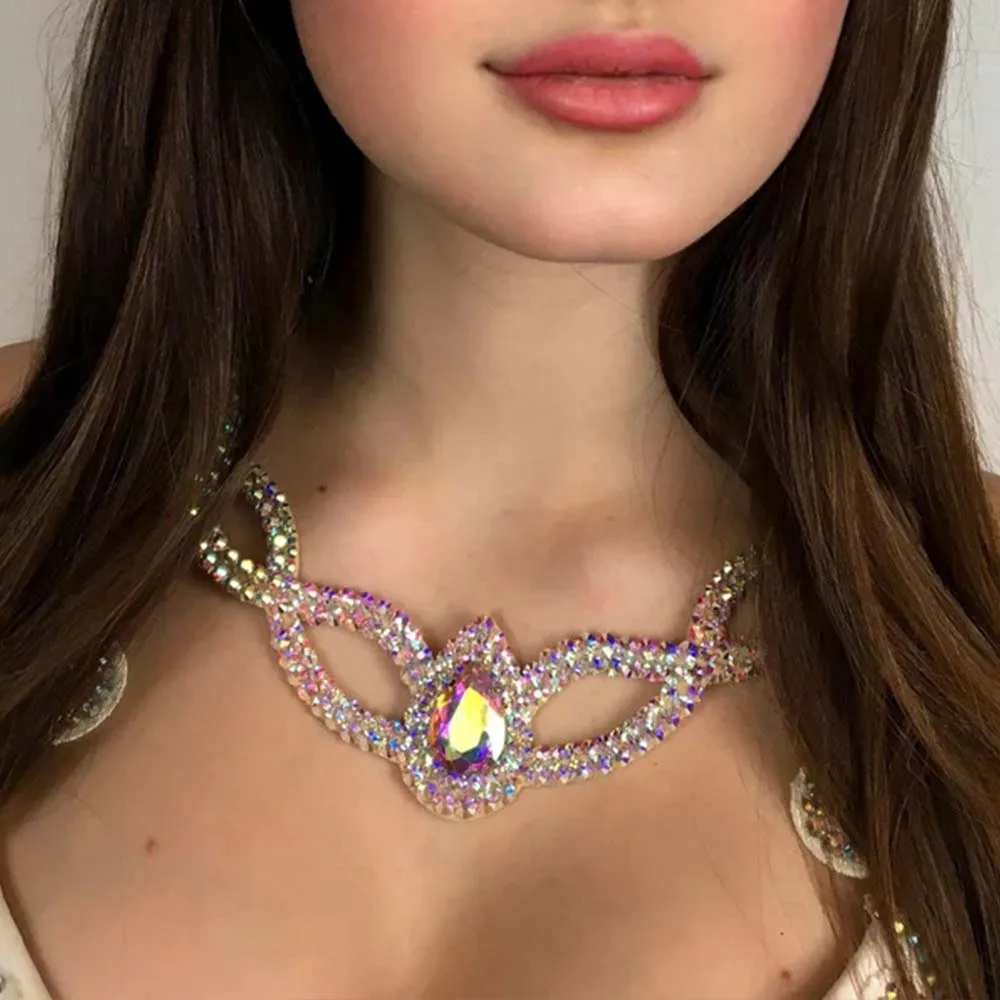 Stonefans Design Latin Geometry Necklace Charm Y2k Vintage Belly Wedding Rhinestone Fashion Dance Jewelry Ballroom Aaccessories
Stonefans Design Latin Geometry Necklace Charm Y2k Vintage Belly Wedding Rhinestone Fashion Dance Jewelry Ballroom Aaccessories