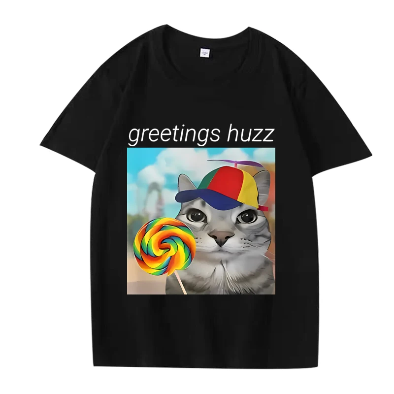 Men'S Casual Crew Neck T-Shirt with Greetings Huzz Print T Shirt men women Oversized 100% Cotton short sleeve Summer Unisex tops
Men'S Casual Crew Neck T-Shirt with Greetings Huzz Print T Shirt men women Oversized 100% Cotton short sleeve Summer Unisex tops