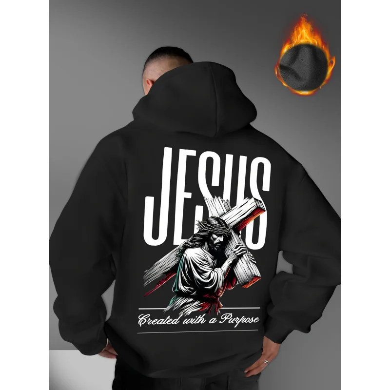 Мужская толстовка с капюшоном и принтом JESUS, повседневная, свободного кроя, легкая, в уличном стиле, для активного образа жизни, на каждый день, для подростков
Мужская толстовка с капюшоном и принтом JESUS, повседневная, свободного кроя, легкая, в уличном стиле, для активного образа жизни, на каждый день, для подростков
