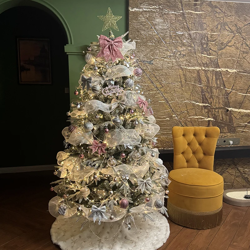 2026 DIY Snowy Christmas Tree White Dense Artificial Xmas Tree Living Room Home Decor Display Mall Window Showcase Ornaments
2026 DIY Snowy Christmas Tree White Dense Artificial Xmas Tree Living Room Home Decor Display Mall Window Showcase Ornaments