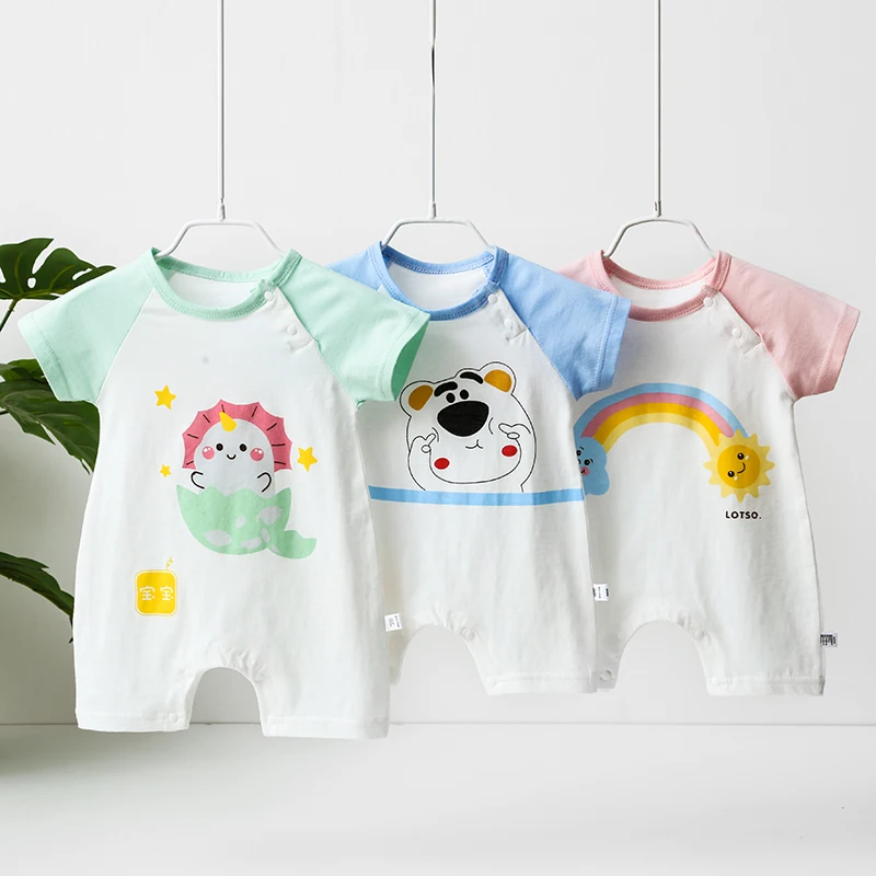 2022 Summer New Short-Sleeved 0-24 Month Baby Crawling Suit Cotton Child Thin Onesie Newborn Romper
2022 Summer New Short-Sleeved 0-24 Month Baby Crawling Suit Cotton Child Thin Onesie Newborn Romper