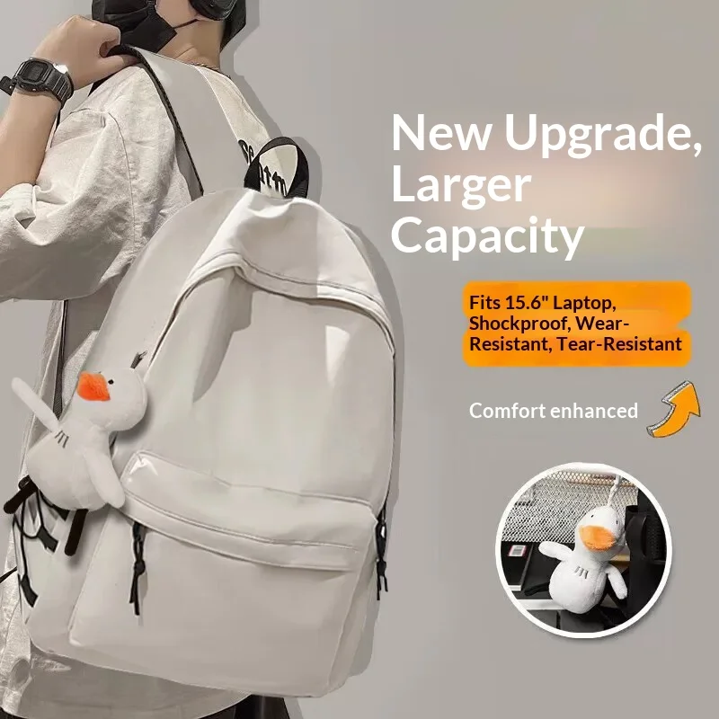 Forest style versatile solid color backpack men's backpack women college student Korean version high school backpack women's bac
Forest style versatile solid color backpack men's backpack women college student Korean version high school backpack women's bac