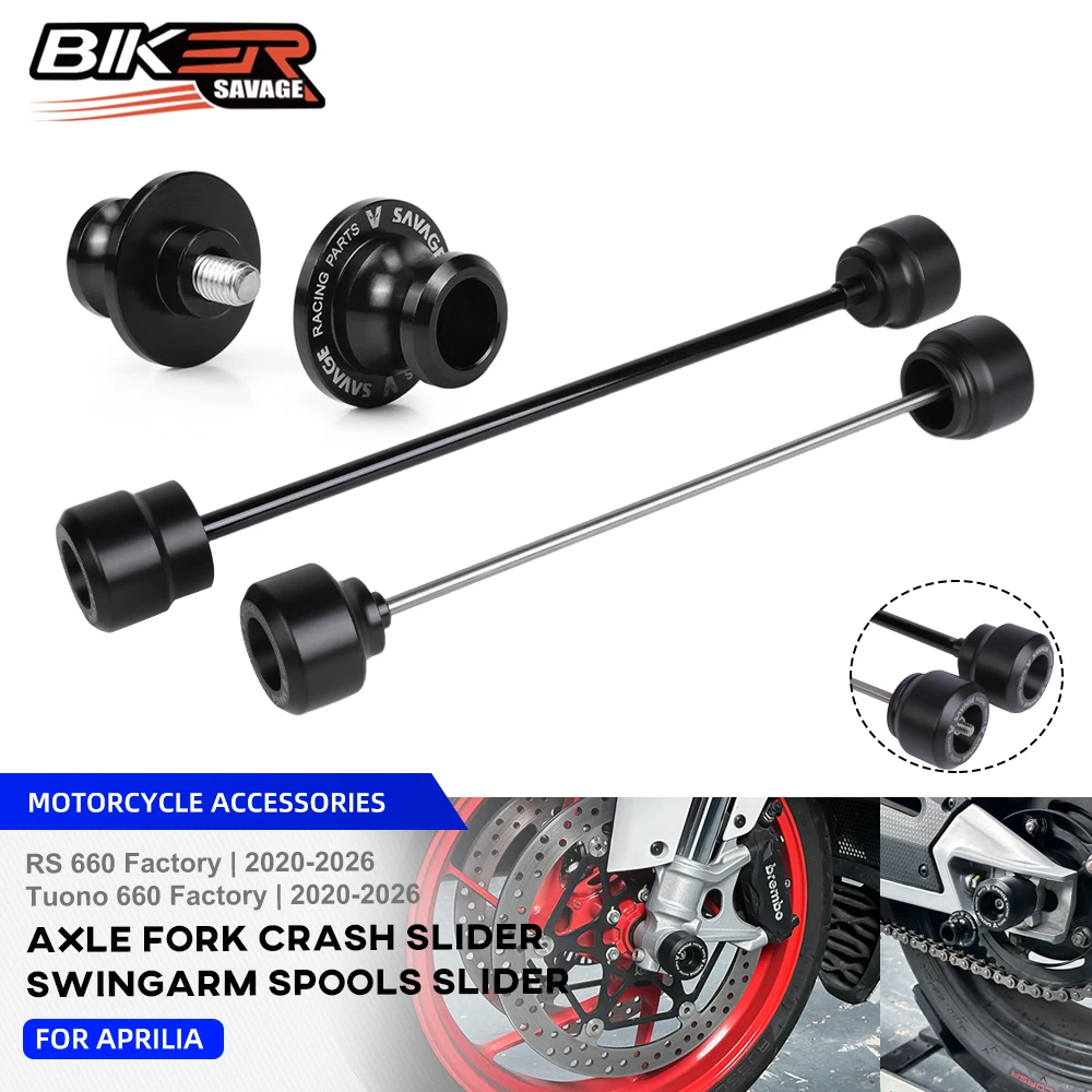2026 Tuono 660 Front Wheel Axle Fork Crash Sliders For Aprilia RS Tuono 660 Factory Motorcycle Rear Wheel Hub Anti-Collision
2026 Tuono 660 Front Wheel Axle Fork Crash Sliders For Aprilia RS Tuono 660 Factory Motorcycle Rear Wheel Hub Anti-Collision