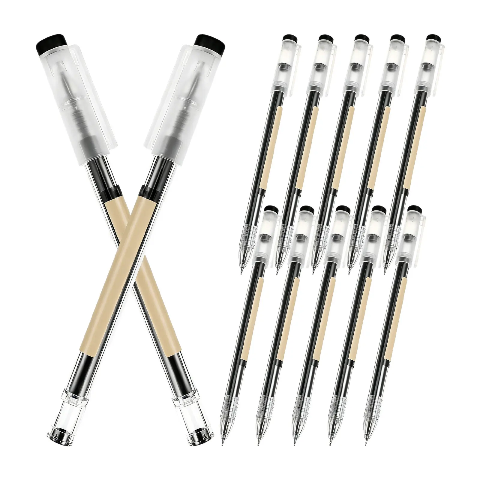 12Pcs Simple Gel Pen Full Needle Medium Point Smooth Writing Student School Office Home Use Portable Lightweight Neutral Pens
12Pcs Simple Gel Pen Full Needle Medium Point Smooth Writing Student School Office Home Use Portable Lightweight Neutral Pens