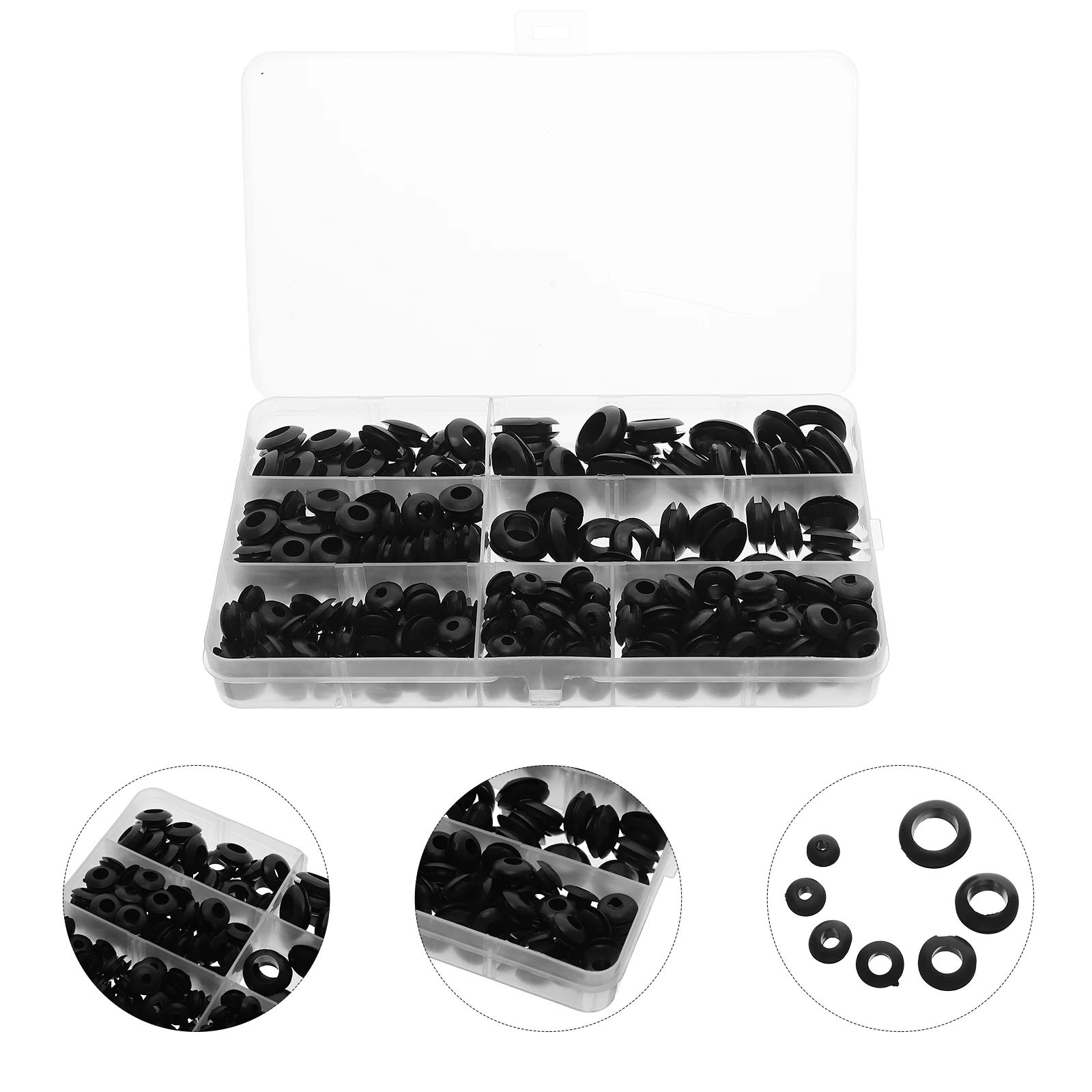 260pcs Rubber Grommet Assortment Kit Waterproof Cable Protection For Automotive Electrical Wiring Marine Industrial Equipment
260pcs Rubber Grommet Assortment Kit Waterproof Cable Protection For Automotive Electrical Wiring Marine Industrial Equipment