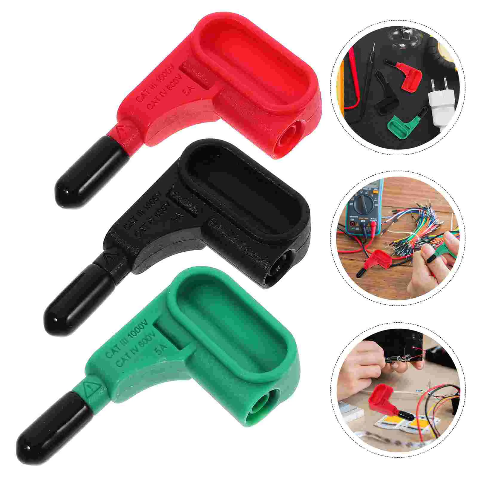 3 Pcs Magnetic Electrical Probe Tool Holder Test Probes for Multimeter Accurate Measurement Magnet Test Probes
3 Pcs Magnetic Electrical Probe Tool Holder Test Probes for Multimeter Accurate Measurement Magnet Test Probes