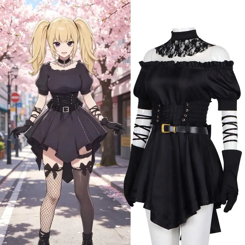 Anime Grok AI Ani Cosplay Costume Anime Ai friend Cosplay Grok's Ani Gothic Black Dress Set Party Role Play Outfit for Woman
Anime Grok AI Ani Cosplay Costume Anime Ai friend Cosplay Grok's Ani Gothic Black Dress Set Party Role Play Outfit for Woman