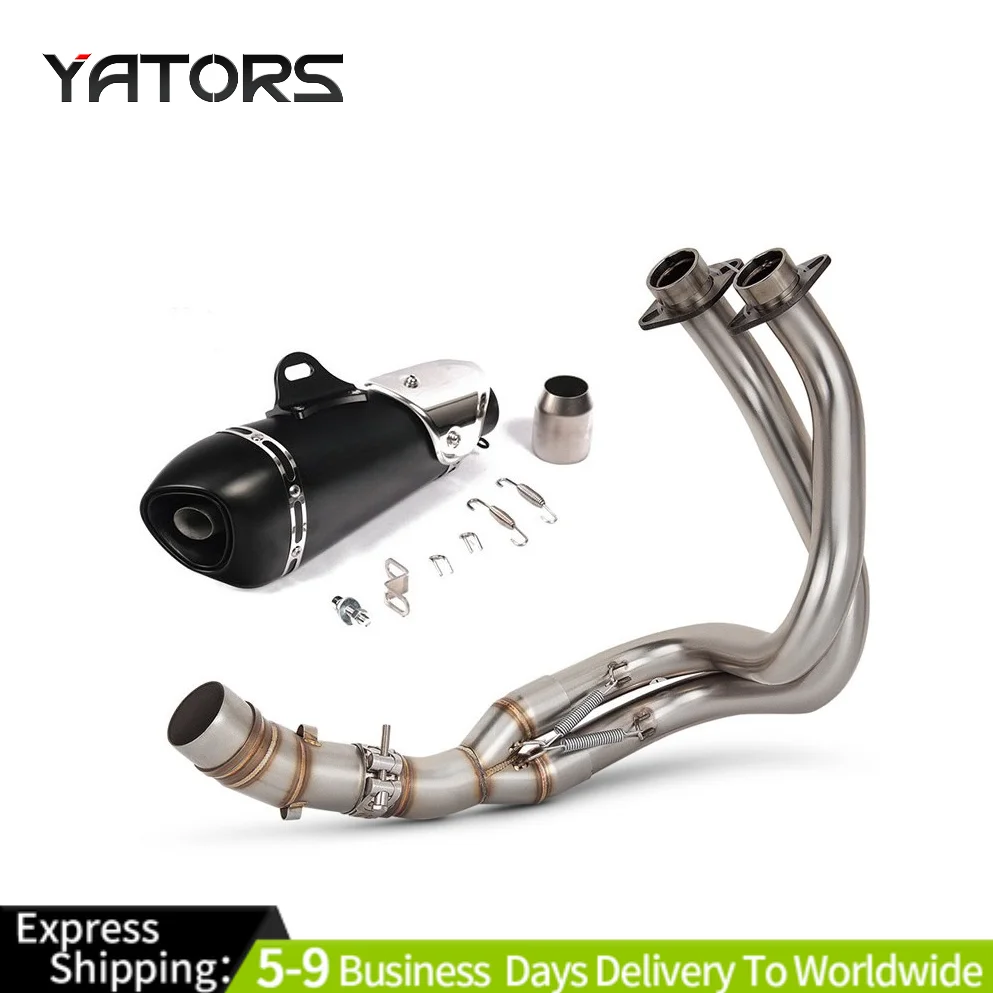 Full System Exhaust Muffler Header Pipe For Kawasaki Ninja 650 ER6N/F 2012-2024 Exhaust Systems Exhausts Pipes
Full System Exhaust Muffler Header Pipe For Kawasaki Ninja 650 ER6N/F 2012-2024 Exhaust Systems Exhausts Pipes