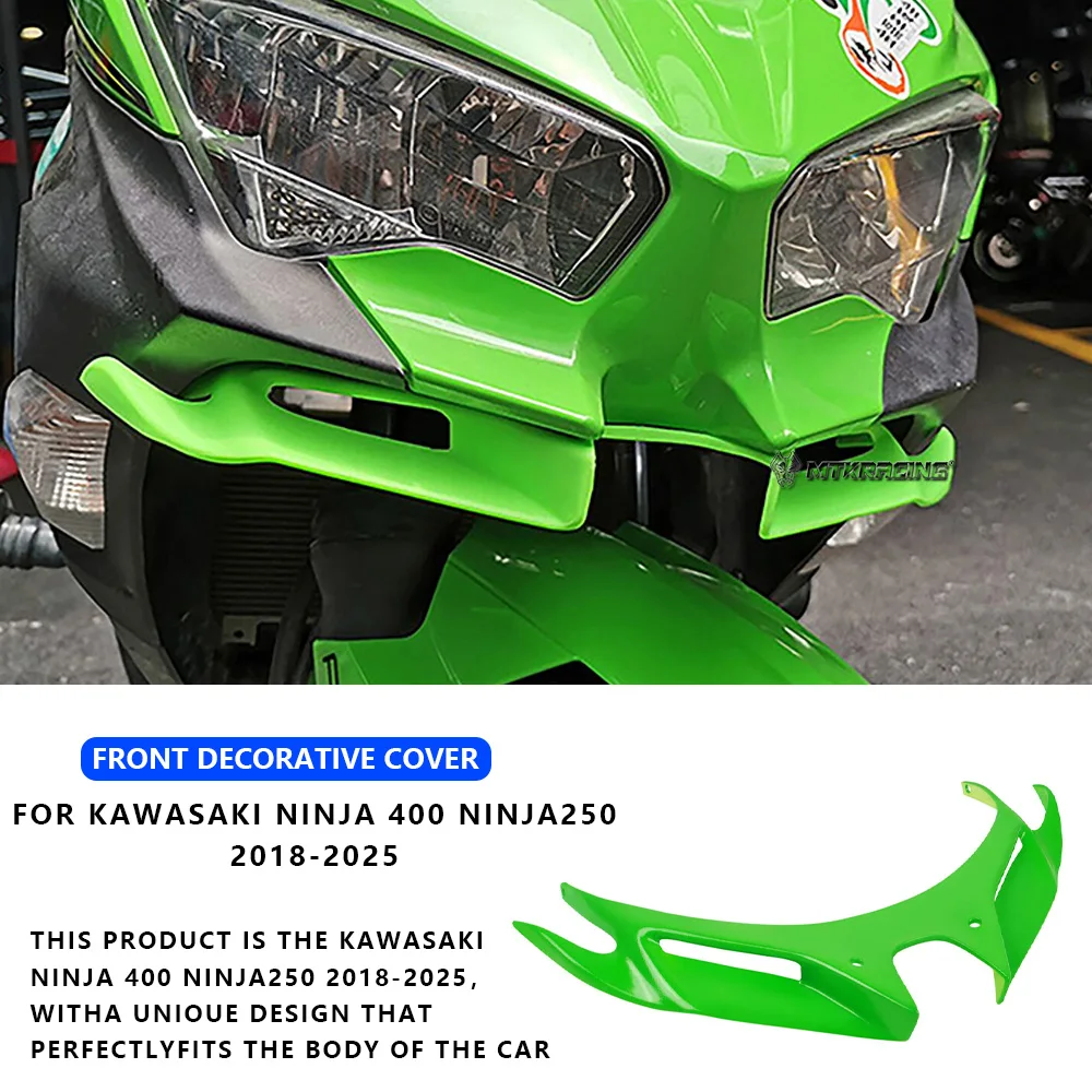 MTKRACING для KAWASAKI NINJA400/NINJA250 2018-2025, передний обтекатель мотоцикла, крылышки, аэродинамическое крыло, боковые крылья, катушка
MTKRACING для KAWASAKI NINJA400/NINJA250 2018-2025, передний обтекатель мотоцикла, крылышки, аэродинамическое крыло, боковые крылья, катушка