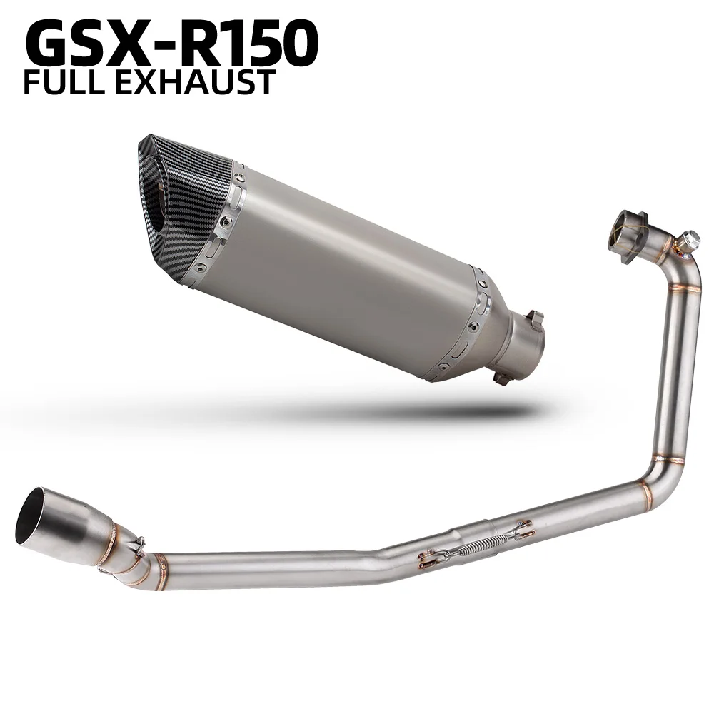GSXS150 escape muffler For Suzuki GSXR150 GSXS150 GSXR125 GSXS125 GSX-R150/R125/S150 2017-2026 Moto exhaust system front pipe
GSXS150 escape muffler For Suzuki GSXR150 GSXS150 GSXR125 GSXS125 GSX-R150/R125/S150 2017-2026 Moto exhaust system front pipe