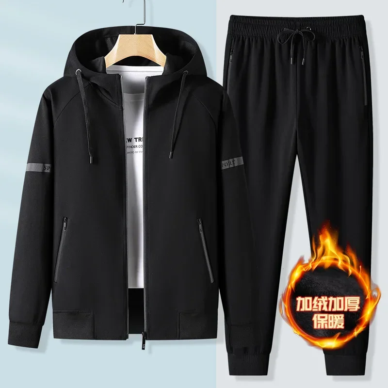 Black Red Gray Sets Hoodies Casual Hooded Warm Sweatshirts+Pants Thicker Fleece Jacket+Pants 2 Pieces Men Winter Tracksuit Sets
Black Red Gray Sets Hoodies Casual Hooded Warm Sweatshirts+Pants Thicker Fleece Jacket+Pants 2 Pieces Men Winter Tracksuit Sets