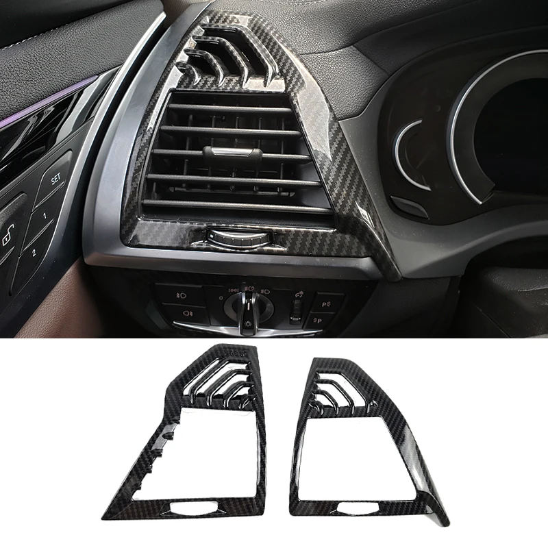 For BMW X4 X3 G02 G01 2021 2020 2019 2018 Air Conditioning Outlet Protective Cover Carbon Fiber Style Trim Car Accessories
For BMW X4 X3 G02 G01 2021 2020 2019 2018 Air Conditioning Outlet Protective Cover Carbon Fiber Style Trim Car Accessories