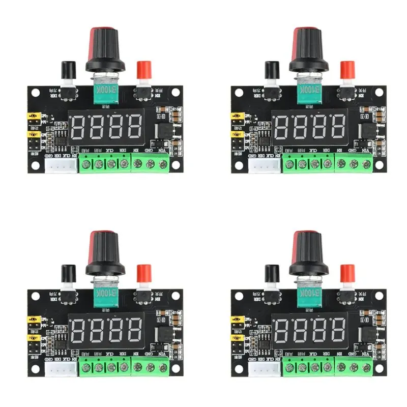 ABUI-4X 12V 24V Stepper Motor Driver Controller PWM Pulse Signal Generator Module Forward And Reverse Controller
ABUI-4X 12V 24V Stepper Motor Driver Controller PWM Pulse Signal Generator Module Forward And Reverse Controller
