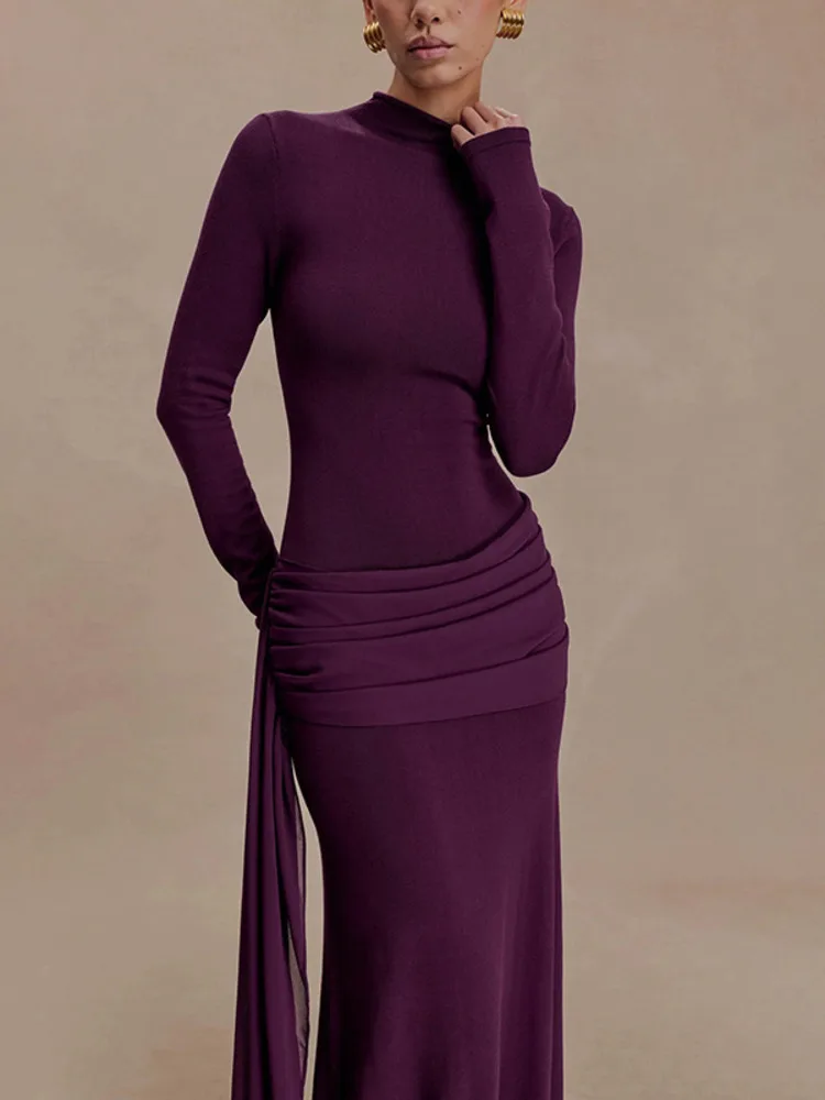 Женское вечернее платье 2026 года: элегантное, с высоким воротом, длинными рукавами, пэчворк, завышенная талия, для клуба и вечеринок, с драпировкой и лентами
Женское вечернее платье 2026 года: элегантное, с высоким воротом, длинными рукавами, пэчворк, завышенная талия, для клуба и вечеринок, с драпировкой и лентами