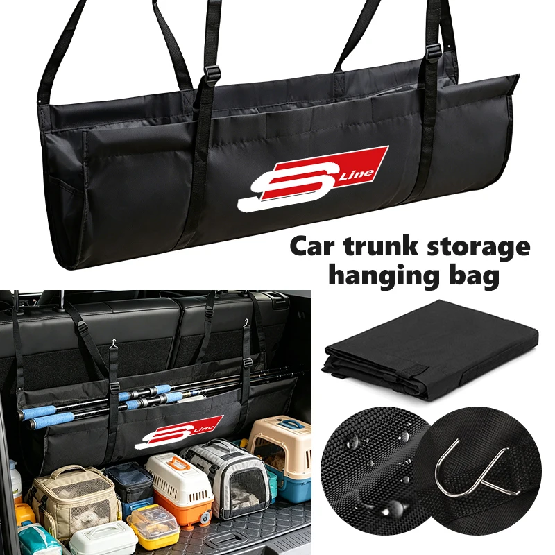 For Audi Car Logo Trunk Storage Bag Seat Back Hanging Multi Functional Organizer Sline TT RS Quattro S1 S2 S3 S4 S5 S6 S7 S8 ABT
For Audi Car Logo Trunk Storage Bag Seat Back Hanging Multi Functional Organizer Sline TT RS Quattro S1 S2 S3 S4 S5 S6 S7 S8 ABT