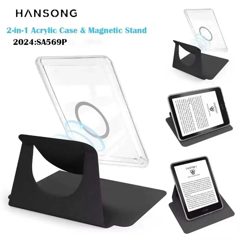 Чехол для Kindle SA568P Paperwhite 6 12-го поколения, 7 дюймов, 2024, 360 градусов ° Магнитная съемная подставка 2-в-1 с функцией вращения
Чехол для Kindle SA568P Paperwhite 6 12-го поколения, 7 дюймов, 2024, 360 градусов ° Магнитная съемная подставка 2-в-1 с функцией вращения