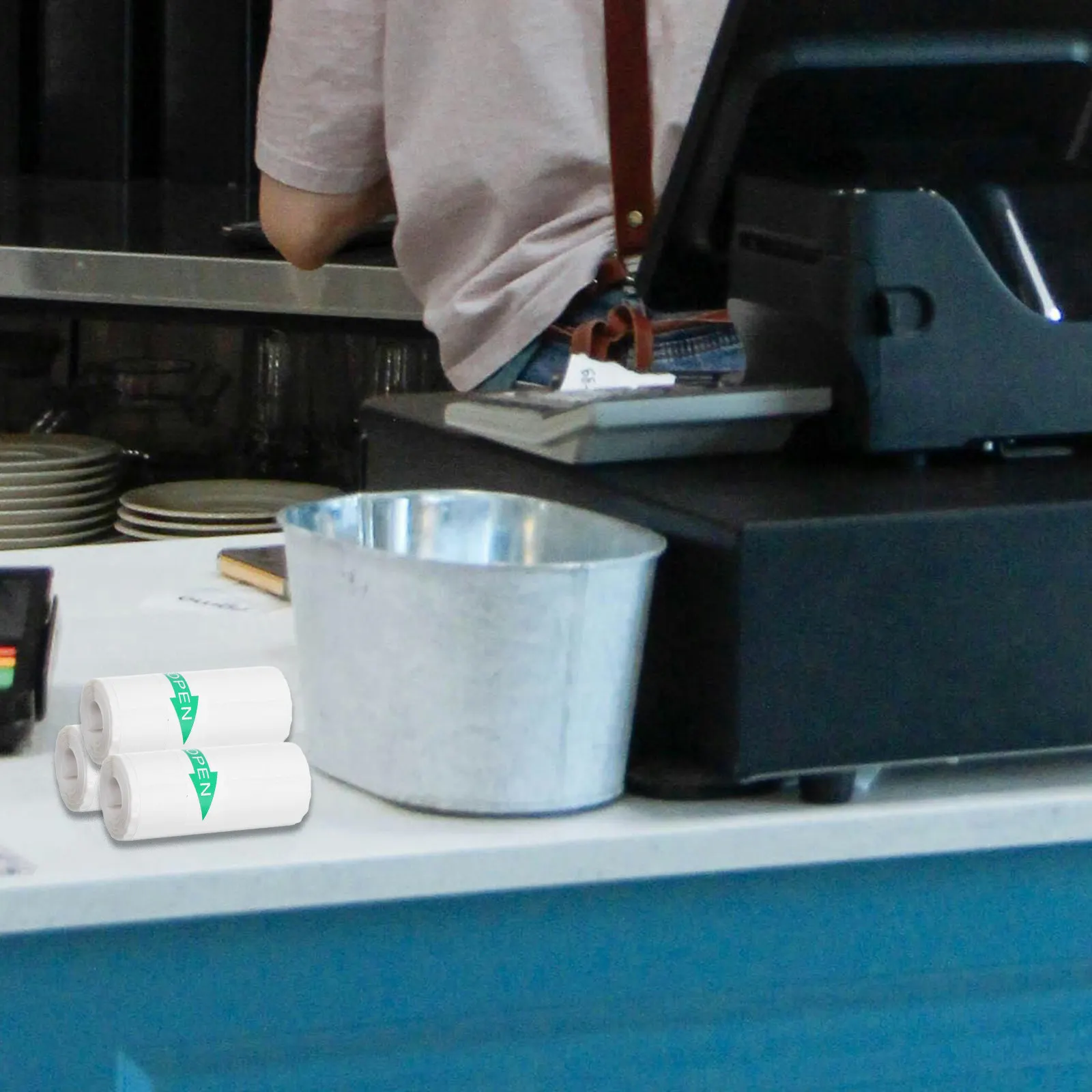 5 Rolls Thermal Cash Register Paper Roll Not Easy to Damage Printer Extends Machine Life Suitable for Office Store Restaurant
5 Rolls Thermal Cash Register Paper Roll Not Easy to Damage Printer Extends Machine Life Suitable for Office Store Restaurant