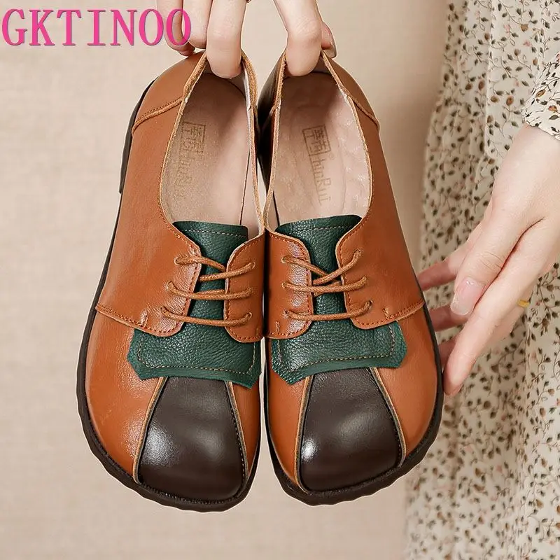 GKTINOO 2024 Fashion Women Shoes Genuine Leather Loafers Women Casual Shoes Mother Soft Comfortable Shoes Women Flats Non-slip
GKTINOO 2024 Fashion Women Shoes Genuine Leather Loafers Women Casual Shoes Mother Soft Comfortable Shoes Women Flats Non-slip