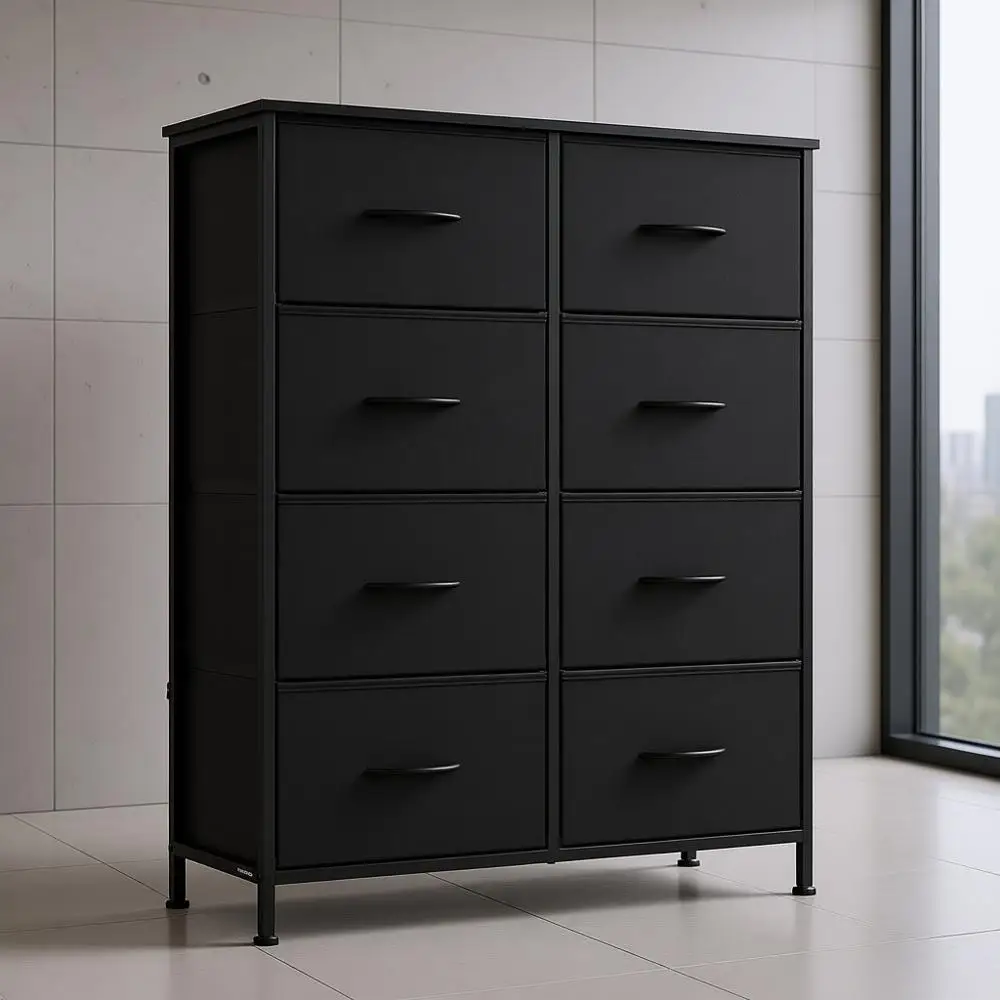 Non-Woven Fabric Drawers, Bedroom Chest, Steel Frame, Storage Organizer, Closet & Entryway, Black US124B01S
Non-Woven Fabric Drawers, Bedroom Chest, Steel Frame, Storage Organizer, Closet & Entryway, Black US124B01S