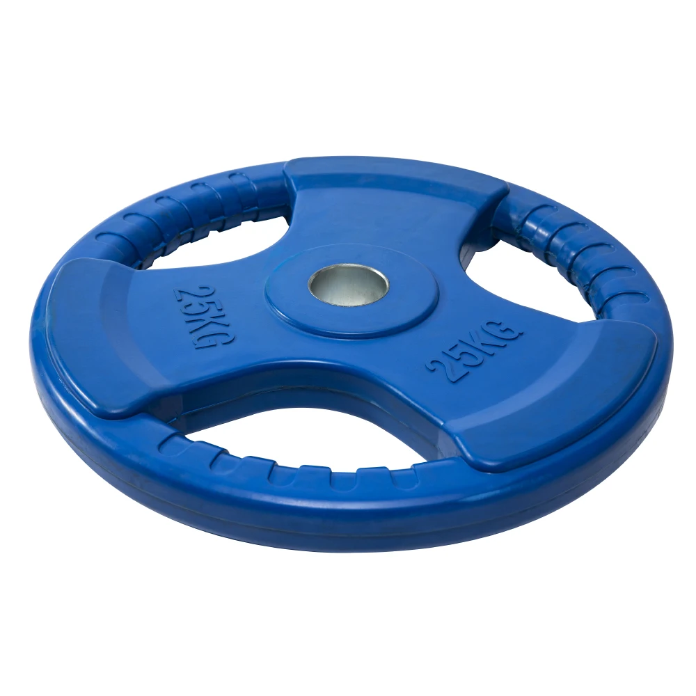 3-Handle Rubber Weight Plates - Durable Cast Iron Discs with Colorful Coating for Barbell Strength Training
3-Handle Rubber Weight Plates - Durable Cast Iron Discs with Colorful Coating for Barbell Strength Training