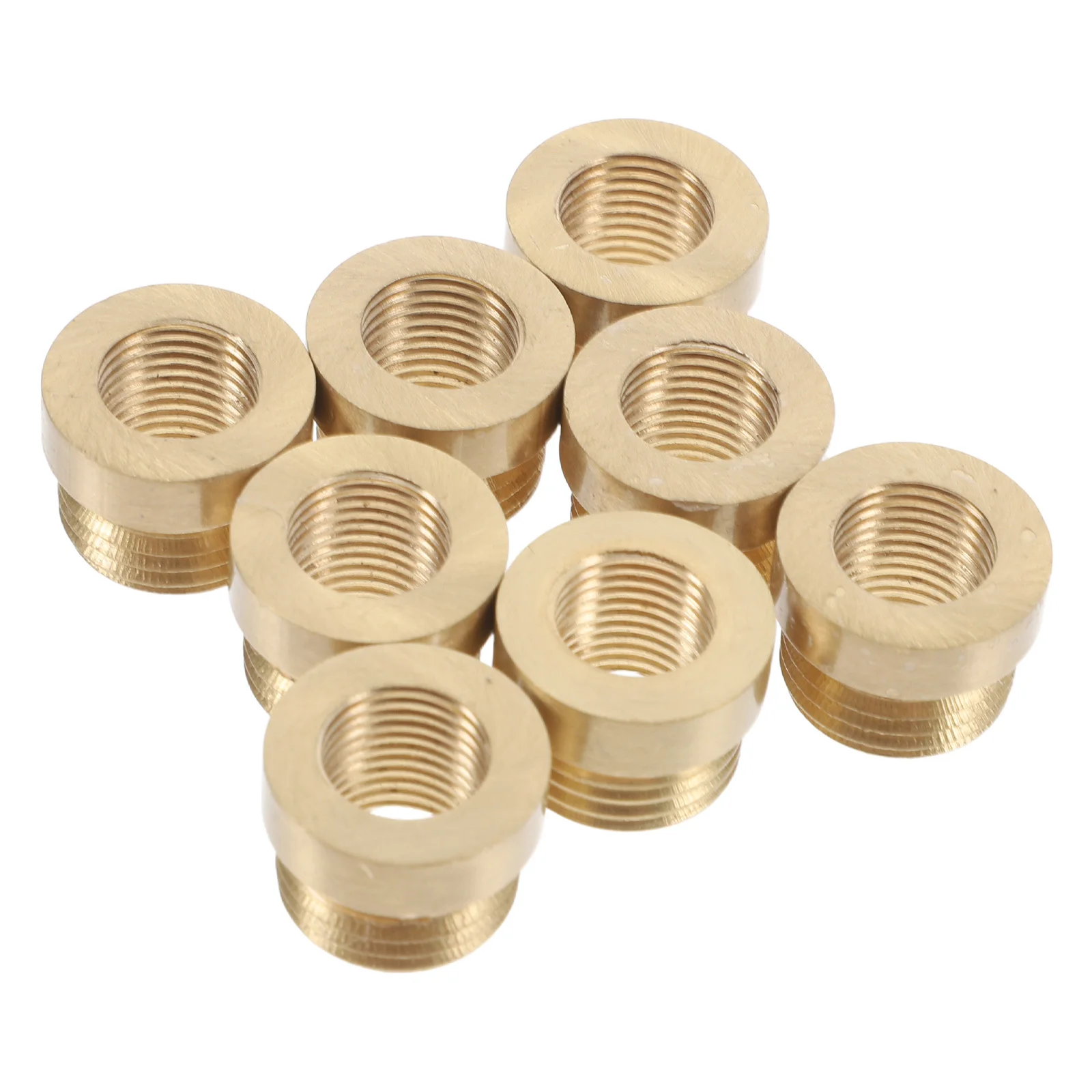 8Pcs Copper Thread Reducer Nut Lamp Socket Adapter Sleeve to M10 Metal Lamp Fixture Repair Insert Socket Thread Reducer
8Pcs Copper Thread Reducer Nut Lamp Socket Adapter Sleeve to M10 Metal Lamp Fixture Repair Insert Socket Thread Reducer