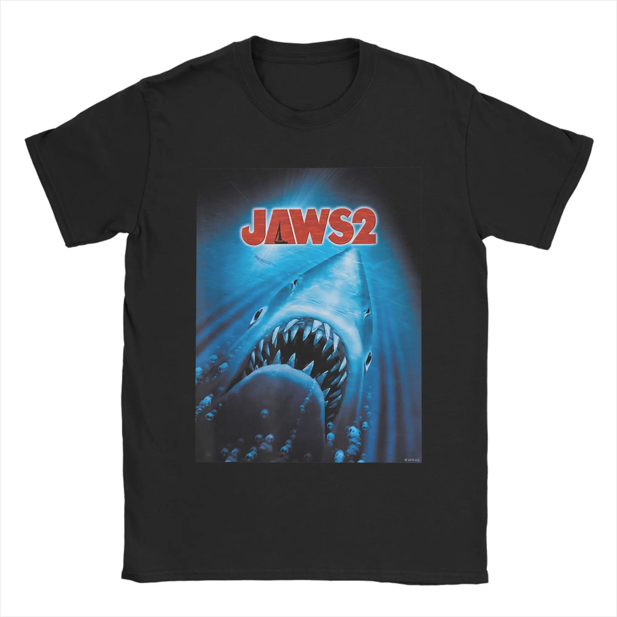 Mens T Shirt Jaws 2 Anniversary Poster T-Shirts Hipster Summer Tees Vintage Casual Pure Cotton Tops Birthday Present
Mens T Shirt Jaws 2 Anniversary Poster T-Shirts Hipster Summer Tees Vintage Casual Pure Cotton Tops Birthday Present