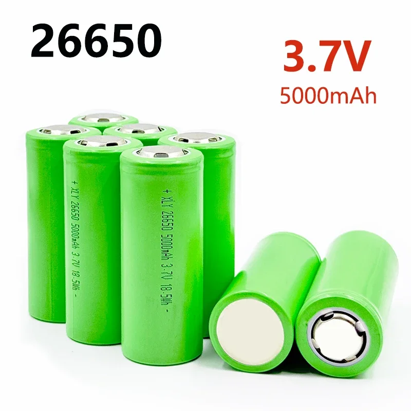 26650 5000mah battery High Capacity 26650 3.7V Li-ion for Flashlight Power batteries 26650 lithium rechargeable battery
26650 5000mah battery High Capacity 26650 3.7V Li-ion for Flashlight Power batteries 26650 lithium rechargeable battery