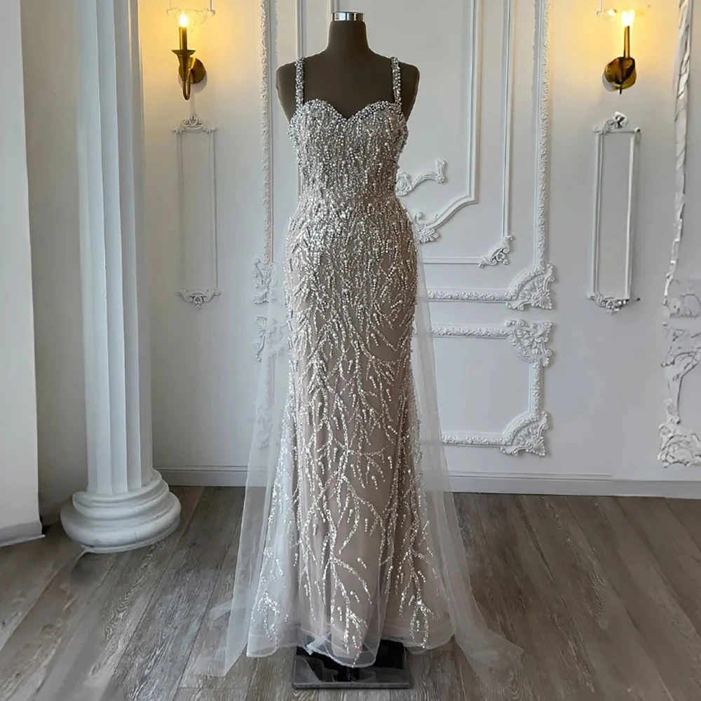 Alinovia Mermaid Pealrs Evening Dress for Women 2025 with Detachable Skirt Gloves Formal Prom Wedding Party Gowns Customized
Alinovia Mermaid Pealrs Evening Dress for Women 2025 with Detachable Skirt Gloves Formal Prom Wedding Party Gowns Customized